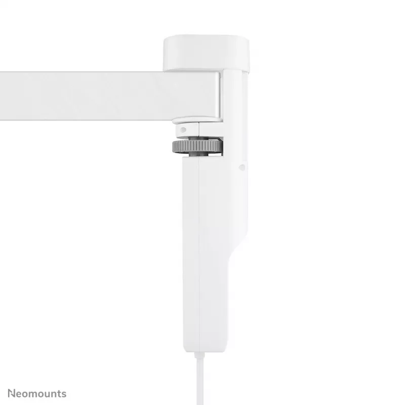 Neomounts DS22-840WH6 stolová zásuvka so svorkou a USB-C a USB-A konektormi – rýchle nabíjanie