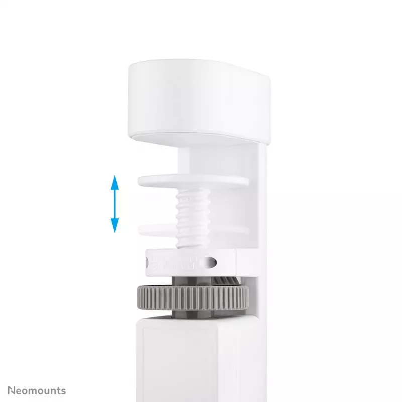 Neomounts DS22-840WH6 stolová zásuvka so svorkou a USB-C a USB-A konektormi – rýchle nabíjanie