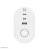 Neomounts DS22-840WH6 stolová zásuvka so svorkou a USB-C a USB-A konektormi – rýchle nabíjanie