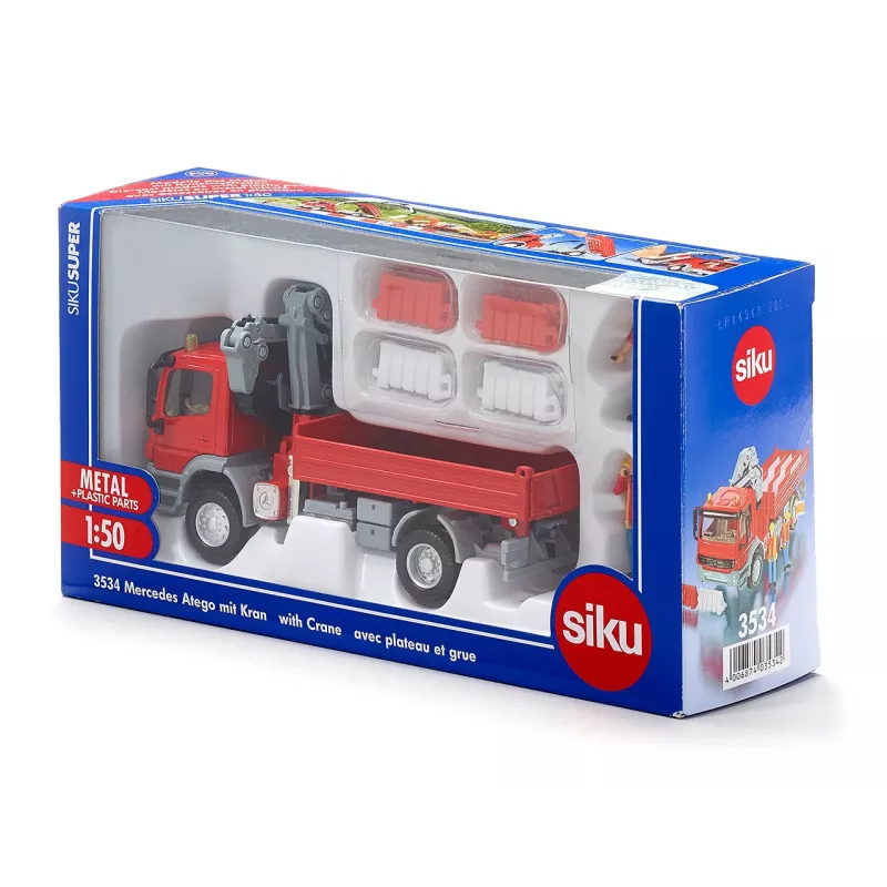 Siku Mercedes Atego s žeriavom
