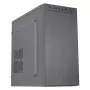 Aerocool CS108BKV1 kompaktná Micro ATX PC skriňa hliník brúsený 80 mm ventilátor čierna