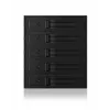 ICY BOX - IB-565SSK - backplane, 5x SATA 3,5 HDD pre 3x 5,25 šachtu, Hot Swap, bez nosiča - black