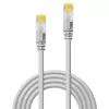 Lindy 2m RJ45 S/FTP LSZH sieťový kábel, sivý