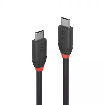 Lindy 1,5 m USB 3.2 Type-C na C kábel, 20 Gbit/s, Black Line