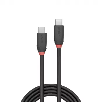 Lindy 1,5 m USB 3.2 Type-C na C kábel, 20 Gbit/s, Black Line