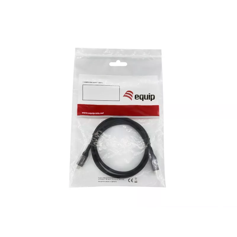 Equip USB 4 Gen 3 C na C kábel, M/M, 1,2m, 8K/60Hz, 40Gbps, PD3.1 240W