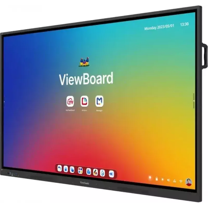 ViewSonic ViewBoard IFP6534 65-palcový (165,1 cm) interaktívny multidotykový displej, Android 14 EDLA, 8 GB RAM, 450 cd/m², reproduktory 40 W, čierny