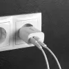 Lindy 73413 nabíjačka USB-A a USB-C, 20 W, Power Delivery, 100–240 V, biela