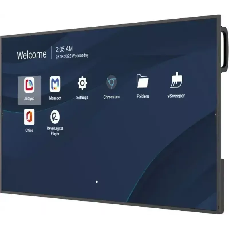 Komerčný 50-palcový 4K-LCD displej VIEWSONIC CDE5014-2C, 3840×2160, 500 cd/m², Android 14, Wi‑Fi, 24/7