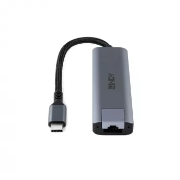 Lindy USB 3.2 Gen 2 Type-C hub a Gigabit Ethernet