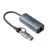 Lindy 43415 prevodník z USB 3.2 Gen 1 na 5G Ethernet