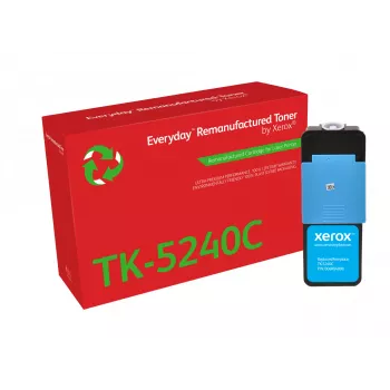 Everyday™ azúrový repasovaný toner Xerox kompatibilný s Kyocera TK-5240C, štandardná kapacita