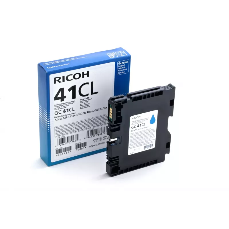 Ricoh 405766 atramentová kazeta 1 ks originálna azúrová