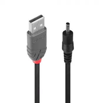 Lindy USB 2.0 kábel Type-A na 3,5-mm DC, 1,5 m