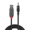 Lindy USB 2.0 kábel Type-A na 3,5-mm DC, 1,5 m