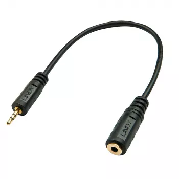 Lindy audio adaptér 2,5 mm konektor samec na 3,5 mm konektor samica