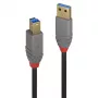 Lindy 3m USB 3.2 kábel Type-A na B, 5 Gbit/s, Anthra Line