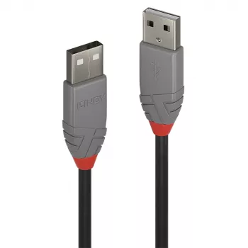 Lindy 2 m USB 2.0 Type-A na A kábel, Anthra Line