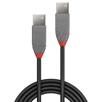 Lindy 2 m USB 2.0 Type-A na A kábel, Anthra Line