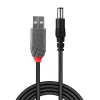 Lindy USB 2.0 Type-A na 5,5 mm DC kábel, 1,5 m