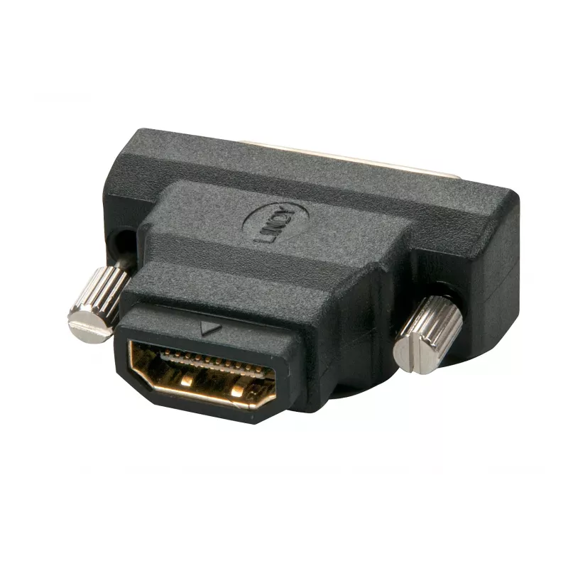 HDMI konektor samica na DVI-D konektor samec adaptér Lindy 41228