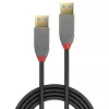 USB kábel Lindy 2 m USB 3.2 Type-A kábel 5 Gbit/s Anthra Line