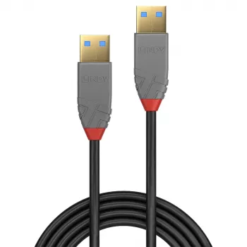 USB kábel Lindy 2 m USB 3.2 Type-A kábel 5 Gbit/s Anthra Line