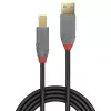 Lindy 5 m USB 3.2 Type-A na B kábel, 5 Gbit/s, Anthra Line