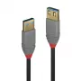 Lindy 1 m USB 3.2 Type-A predlžovací kábel, 5 Gbit/s, Anthra Line