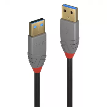 Lindy 3 m USB 3.2 Type-A kábel, 5 Gbit/s, Anthra Line