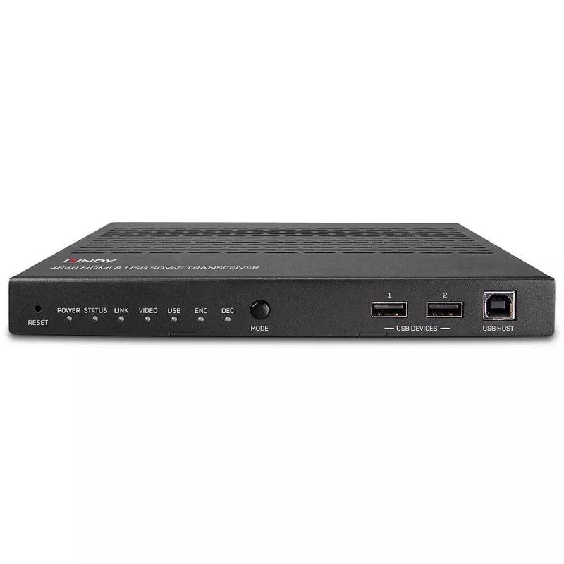 AV vysielač Lindy 4K60 HDMI a USB SDVoE transceiver