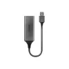 Lindy USB 3.0 Gigabit Ethernet konvertor, káblový, USB, Ethernet, 5000 Mbit/s, strieborná