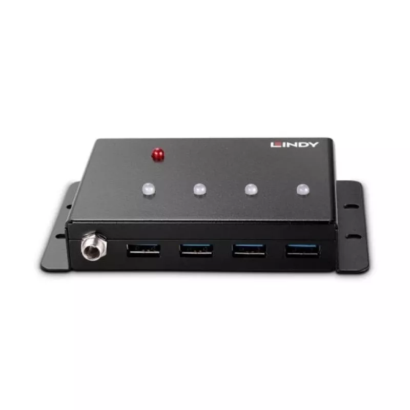 Lindy 4-port USB 3.0 kovový hub