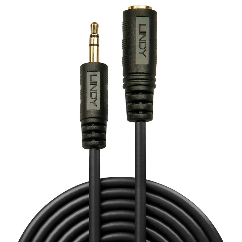 Lindy 3m Premium audio predlžovací kábel 3,5 mm jack