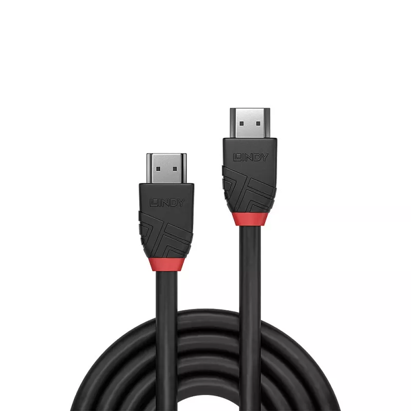 Lindy 10m Standard HDMI kábel Black Line HDMI 2.0 10,2 Gbit/s