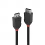 Lindy 1,5 m DisplayPort 1.2 kábel, Black Line