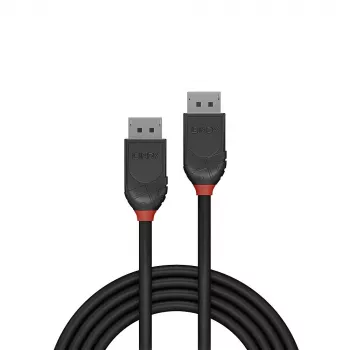 Lindy 1,5 m DisplayPort 1.2 kábel, Black Line