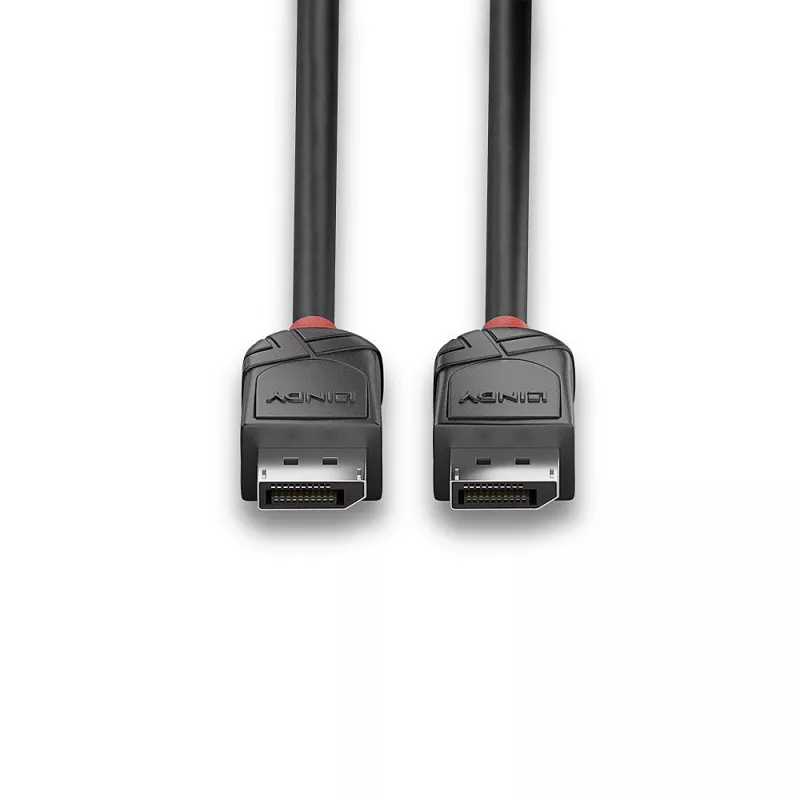 Lindy 1,5 m DisplayPort 1.2 kábel, Black Line