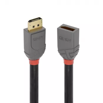 Lindy 3m DisplayPort 1.4 predlžovací kábel, Anthra Line