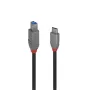 Lindy 3m USB 3.2 Type-C na B kábel, Anthra Line