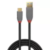 Lindy 1,5 m USB 3.2 Type-A na C kábel, 10 Gbit/s, 5 A, PD, Anthra Line