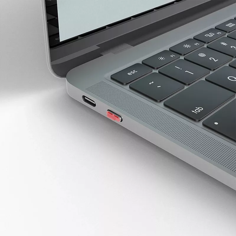 USB Type-C port blocker sada kľúčov Lindy, balenie 4 ks, ružová