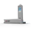 Port blocker Lindy USB Type-C port blocker sada kľúčov balenie 4 ks modrá