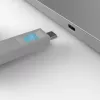 Port blocker Lindy USB Type-C port blocker sada kľúčov balenie 4 ks modrá