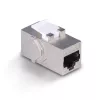 Sieťový kábel Lindy CAT 6A samica coupler keystone RJ-45 plochý kovový 1 kus
