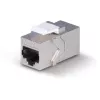 Sieťový kábel Lindy CAT 6A samica coupler keystone RJ-45 plochý kovový 1 kus