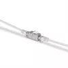 Sieťový kábel Lindy CAT 6A samica coupler keystone RJ-45 plochý kovový 1 kus