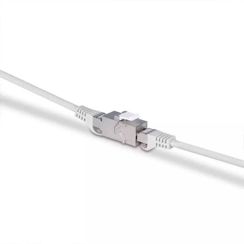 Sieťový kábel Lindy CAT 6A samica coupler keystone RJ-45 plochý kovový 1 kus