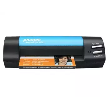 Plustek MobileOffice S602 skener vizitiek 1200 x 1200 dpi A6 čierna, modrá