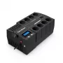 Záložný zdroj CYBERPOWER BR700ELCD, Line-Interactive 0,7 kVA (420 W), 8x Type-F výstupy, LCD, AVR